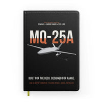 Thumbnail for MQ-25A STINGRAY design on black notebook