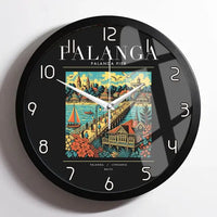 Thumbnail for PALANGA - Poster - Wall Clock Framed - Black