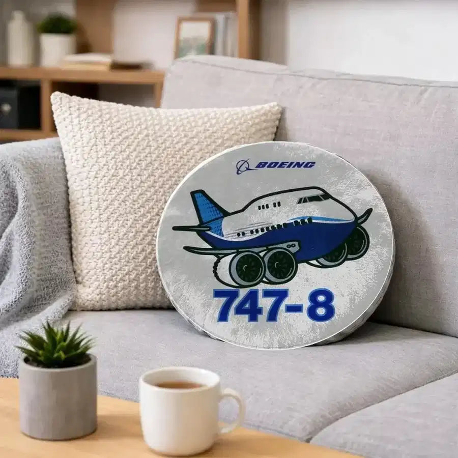 Official Version Boeing 747-8 Aircraft Airplane pillow, XXS - Wide 20CM (7.8inches)