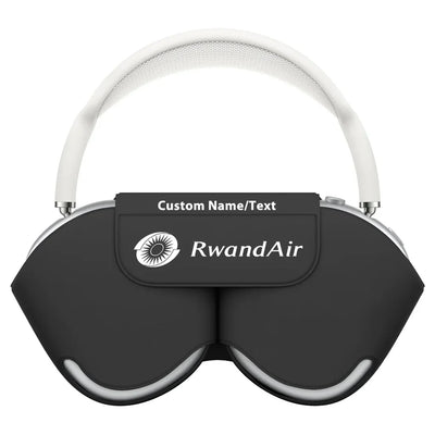 RwandAir Airlines aviation design on AirPods Max case for AirPods Max.