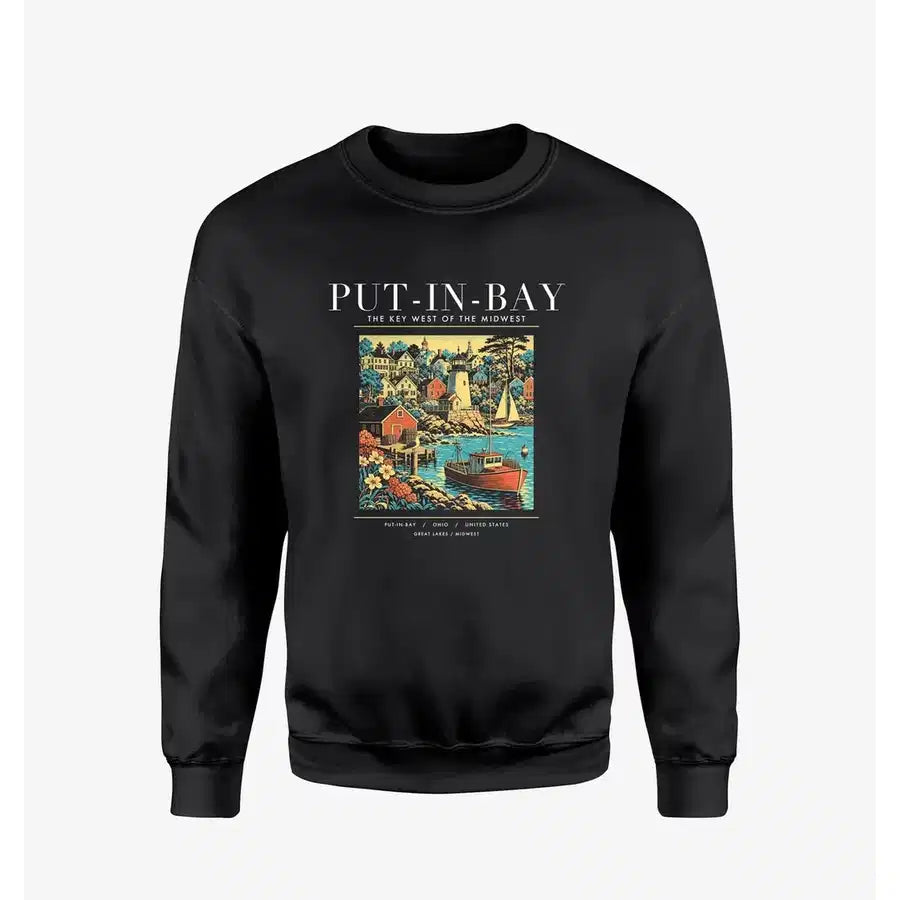 PUT-IN-BAY - Poster - Sweatshirt - Black