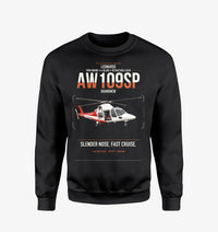 Thumbnail for Leonardo AW109SP GrandNew design on black sweatshirt