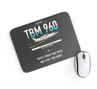Thumbnail for Daher TBM 960 design on black rectangle mouse pad