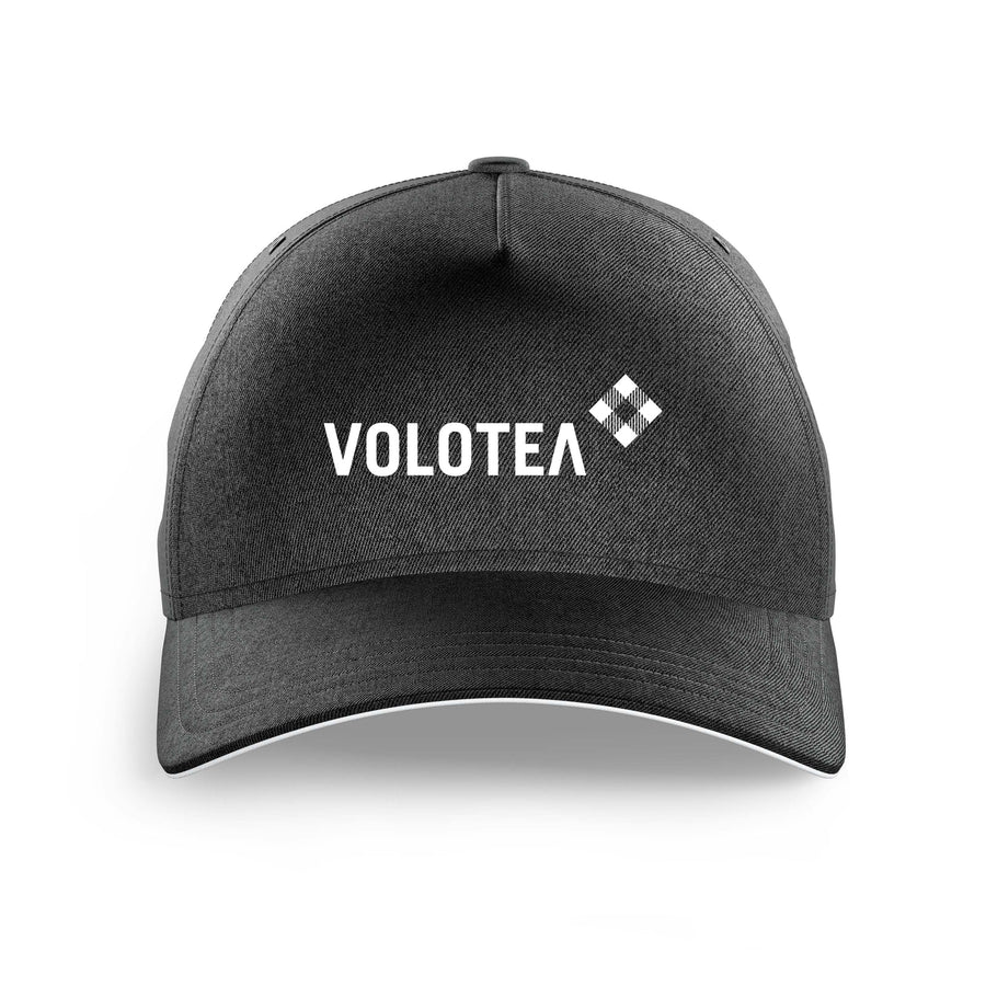 Volotea Airlines logo printed on black cap