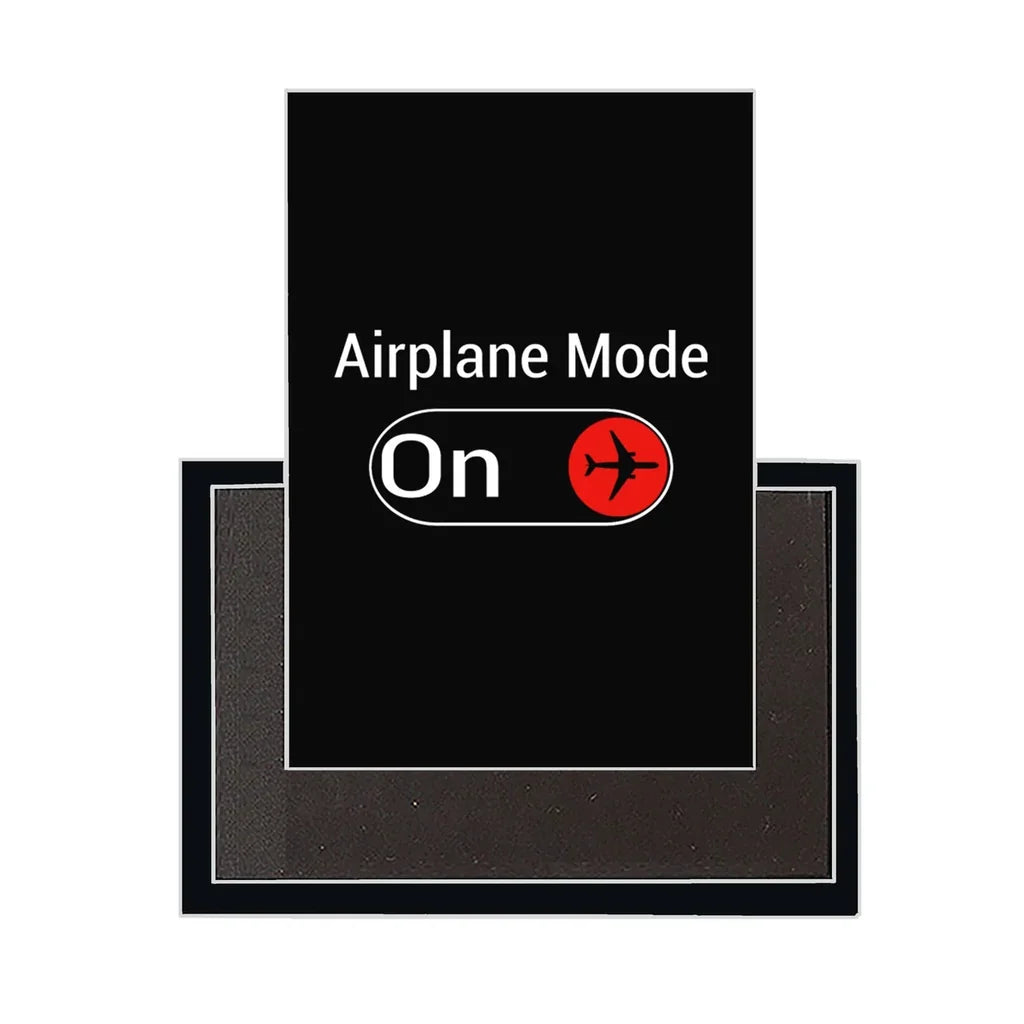 Airplane Mode On aviation design magnet in strong neodymium core.
