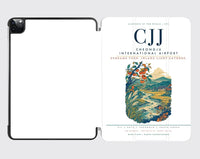 Thumbnail for Cheongju International Airport (CJJ) design on white ipad tablet case