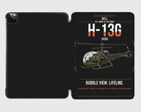 Thumbnail for Bell H-13G Sioux design on black ipad tablet case