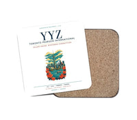 Thumbnail for Toronto Pearson International Airport (YYZ) design on white 1 piece coaster