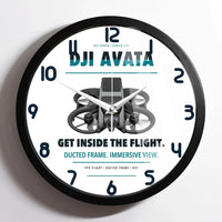 Thumbnail for DJI Avata design on white framed wall clock