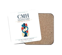 Thumbnail for John Glenn Columbus International Airport (CMH) design on white 1 piece coaster