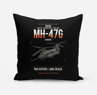 Thumbnail for Boeing MH-47G Chinook design on black pillow