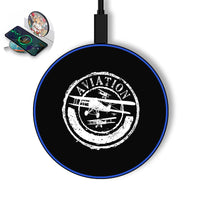 Thumbnail for Aviation Lovers aviation design on durable build wireless charger.