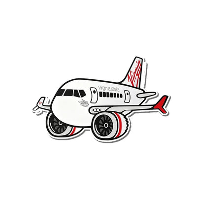 Virgin Australia B737 MAX aviation design airplane sticker in weather-resistant vinyl.