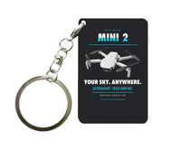 Thumbnail for DJI Mini 2 Key Chain design on black key chain