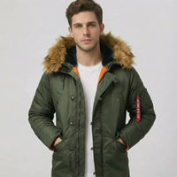 Thumbnail for Super Thick & High Quality aviation design printed on padded shell with classic pilot styling pilot jacket.