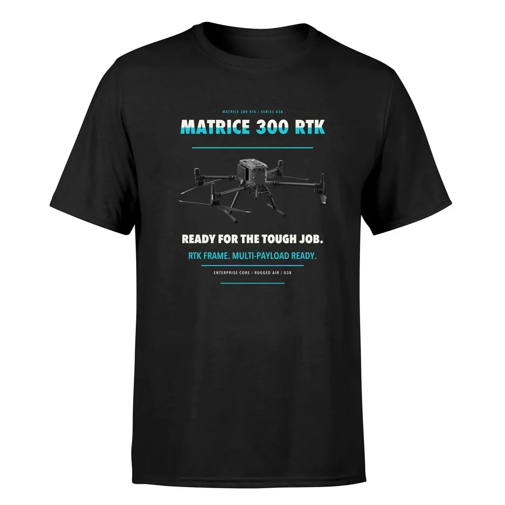 DJI Matrice 300 RTK design on black single side