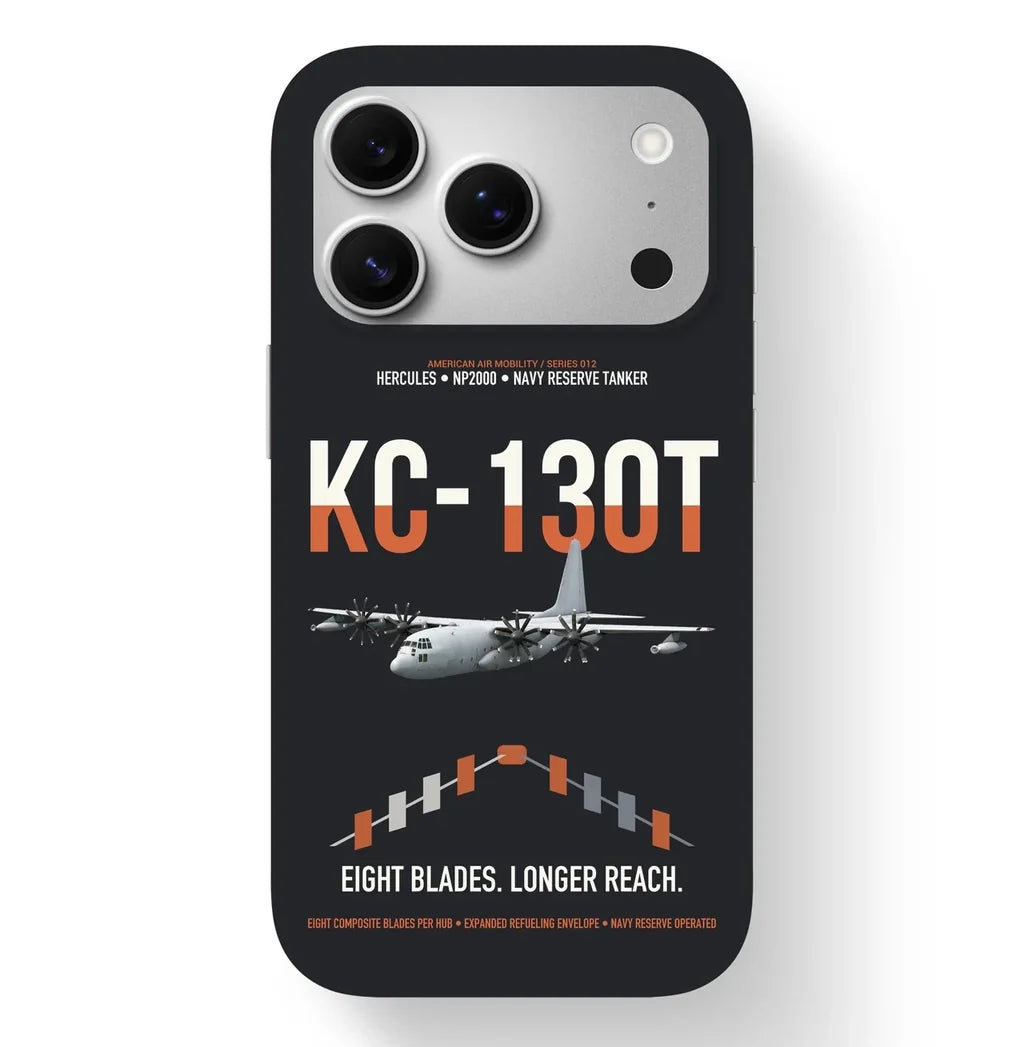 KC-130T NP2000 design on black magsafe iphone case, for iPhone 17 Pro