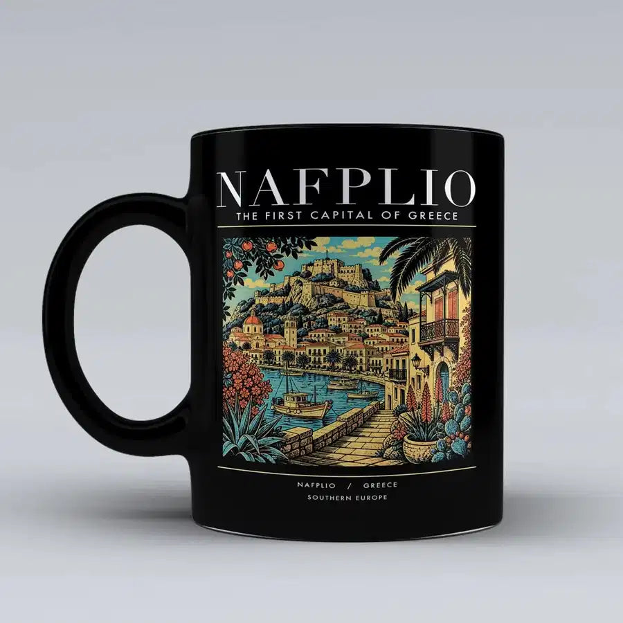 NAFPLIO - Poster - Mug - Black