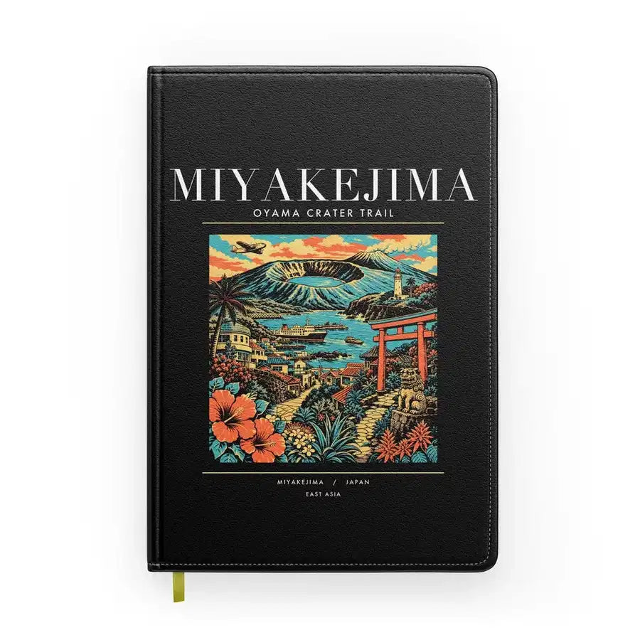 MIYAKEJIMA - Poster - Notebook - Black