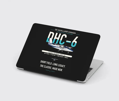 DHC-6 Twin Otter Classic 300-G design on black MacBook case