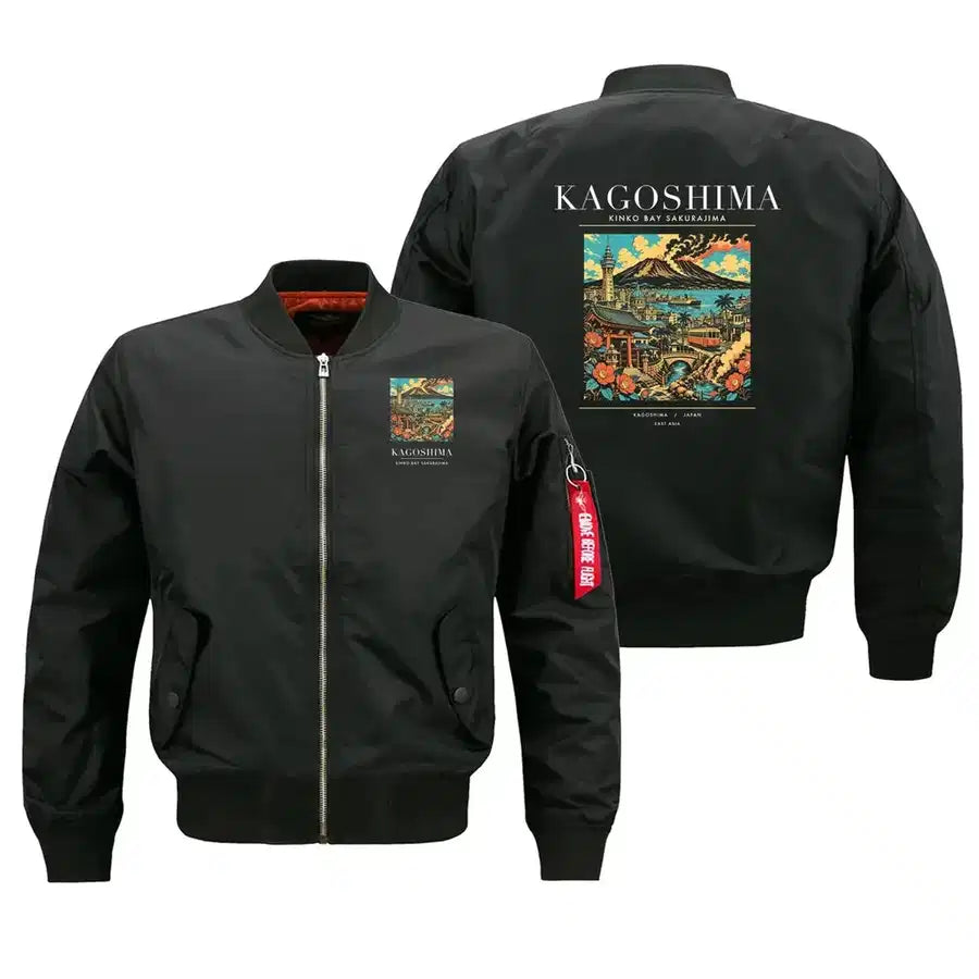 KAGOSHIMA - Poster - Bomber Jacket - Black