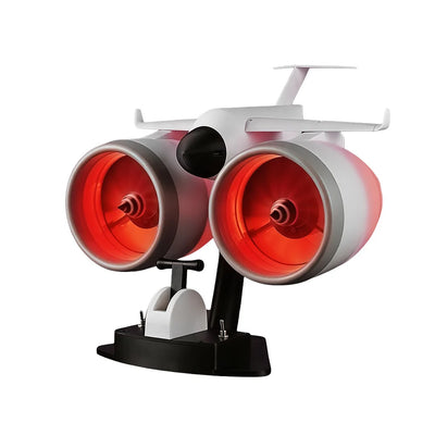 JETFAN 20 Turbine Engine Dual Enhanced Fan Humidifier Desktop Ornament in red