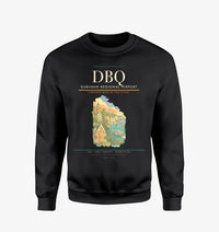 Thumbnail for Dubuque Regional Airport (DBQ) design on black sweatshirt