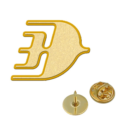 Malaysia Airlines aviation hollow pin in polished alloy.