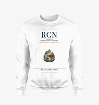 Thumbnail for Yangon International Airport (RGN) design on white sweatshirt