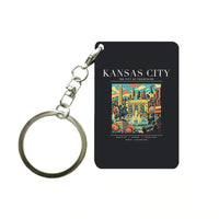 Thumbnail for KANSAS CITY - Poster - Key Chain - Black