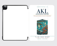 Thumbnail for Auckland Airport (AKL) design on white ipad tablet case