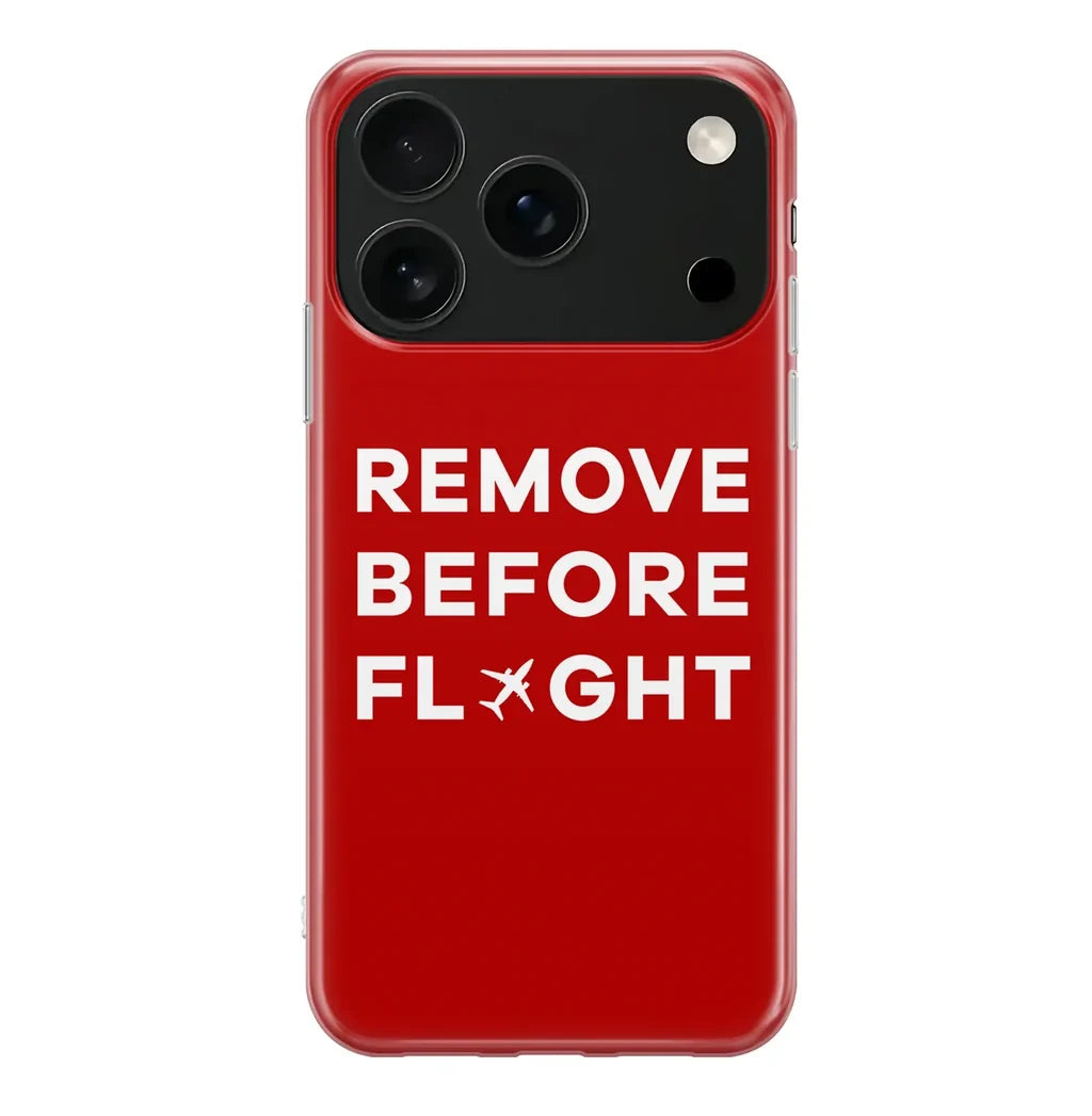 Remove Before Flight iPhone Case