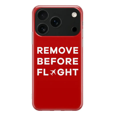Remove Before Flight iPhone Case
