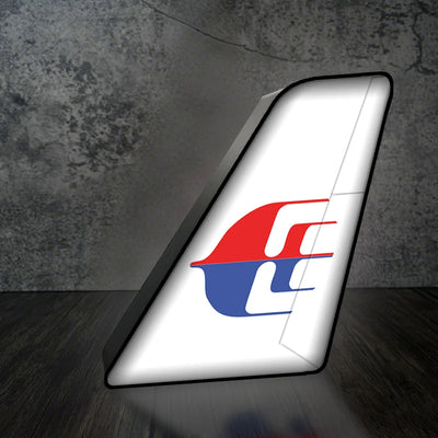 Malaysia Airlines Led Aircraft Tail aviation themed 3D aircraft tail lamp, premium acrylic with LED.