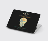Thumbnail for Chinggis Khaan International Airport (ULN) design on black MacBook case