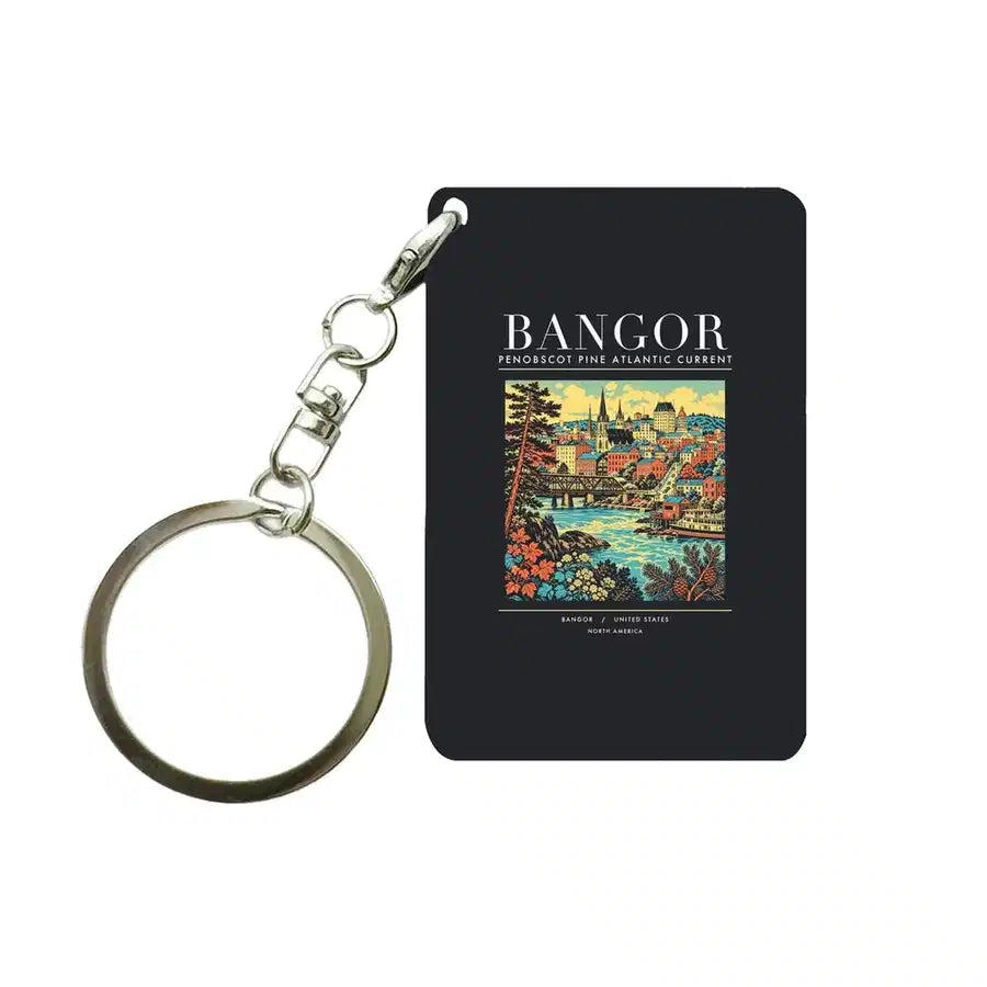 BANGOR - Poster - Key Chain - Black
