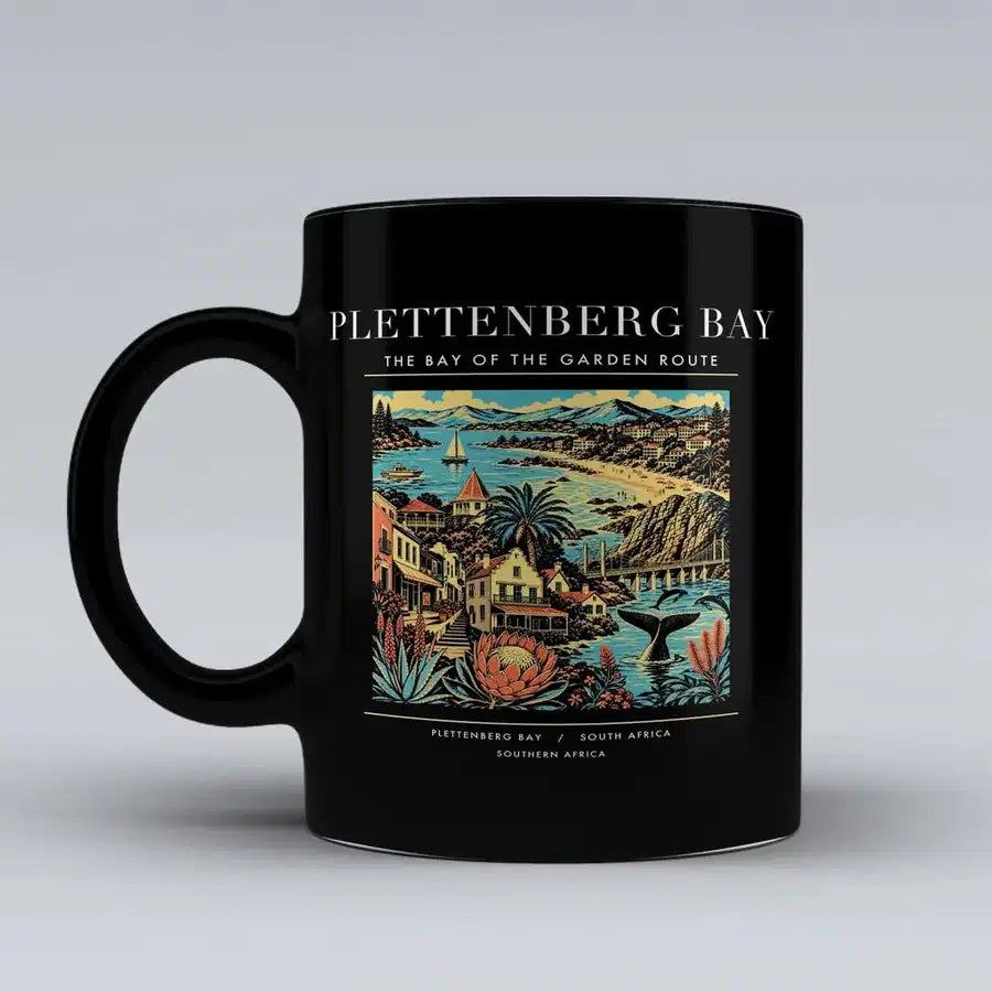PLETTENBERG BAY - Poster - Mug - Black