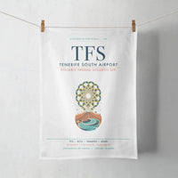 Thumbnail for Tenerife South Airport (TFS) design on white towel