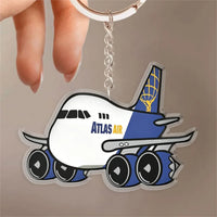Thumbnail for Atlas Air B747-8F Design Acrylic Keychain