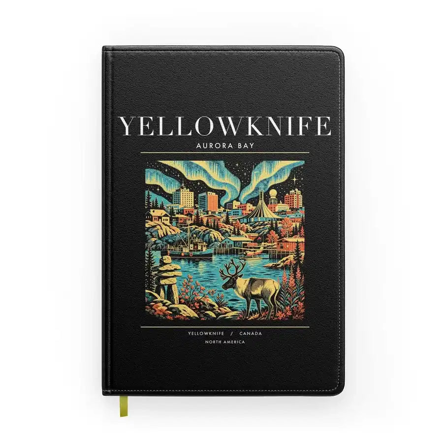 YELLOWKNIFE - Poster - Notebook - Black