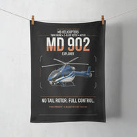 Thumbnail for MD Helicopters MD 902 Explorer design on black towel