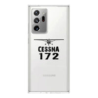 Thumbnail for Cessna 172 & Plane Transparent Silicone Samsung S & Note aviation print transparent Samsung Galaxy S/Note case, fits Samsung.
