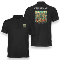 Thumbnail for CHISINAU - Poster - Double-Side Polo - Black