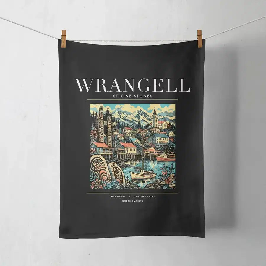 WRANGELL - Poster - Towel - Black