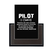 Thumbnail for Pilot [Noun] aviation design magnet in strong neodymium core.