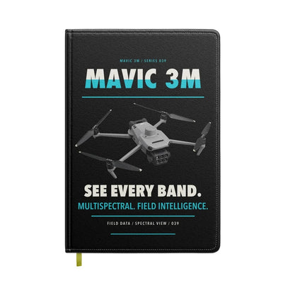 DJI Mavic 3 Multispectral design on black notebook