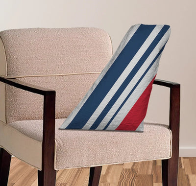 Air France Airlines aviation design on soft polyester filling aircraft tail pillow.