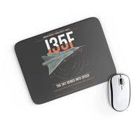Thumbnail for Saab J 35F Draken design on black rectangle mouse pad