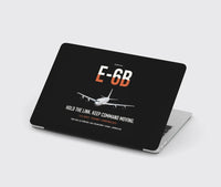 Thumbnail for E-6B Mercury design on black MacBook case