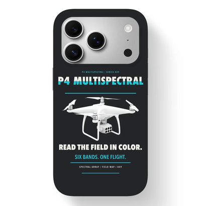 DJI P4 Multispectral Case design on black iphone case
